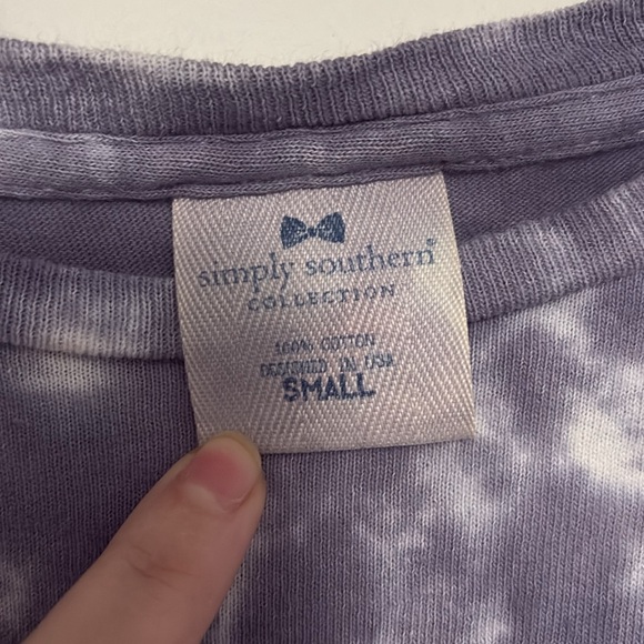 Simply Southern Tie-Dye Long Sleeve Shirt Size: S - Picture 5 of 6